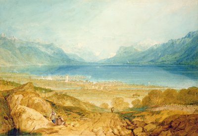 Vevey, Lago de Ginebra de Joseph Mallord William Turner